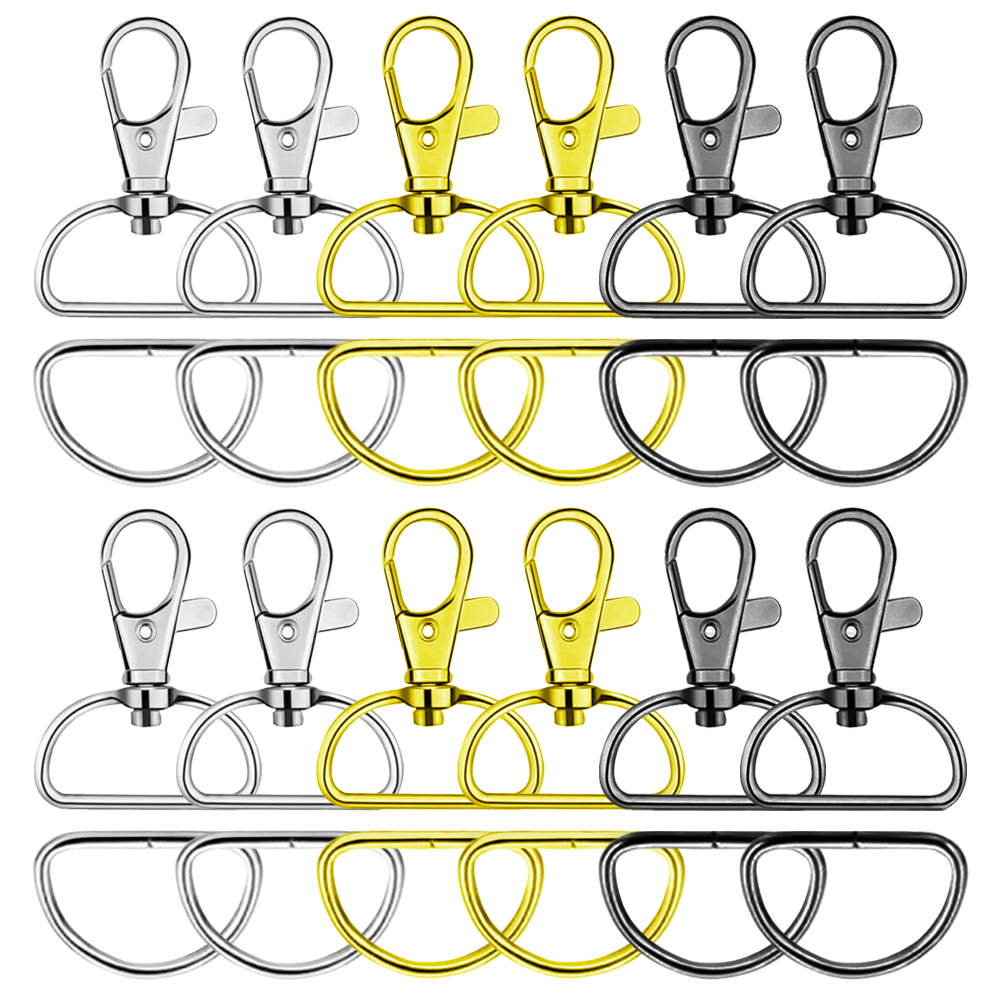 D Ring Strap - 8/15/30 Set Karabijnhaken Lanyard Clip D-Ring