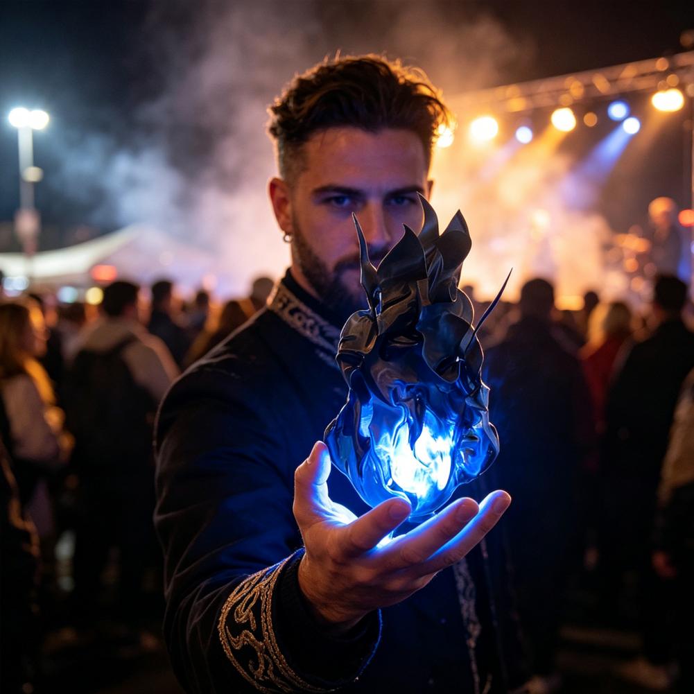Cosplay Fireball Prop - Cosplay Vuurbal Rekwisieten Gloeiend Vlam Effect