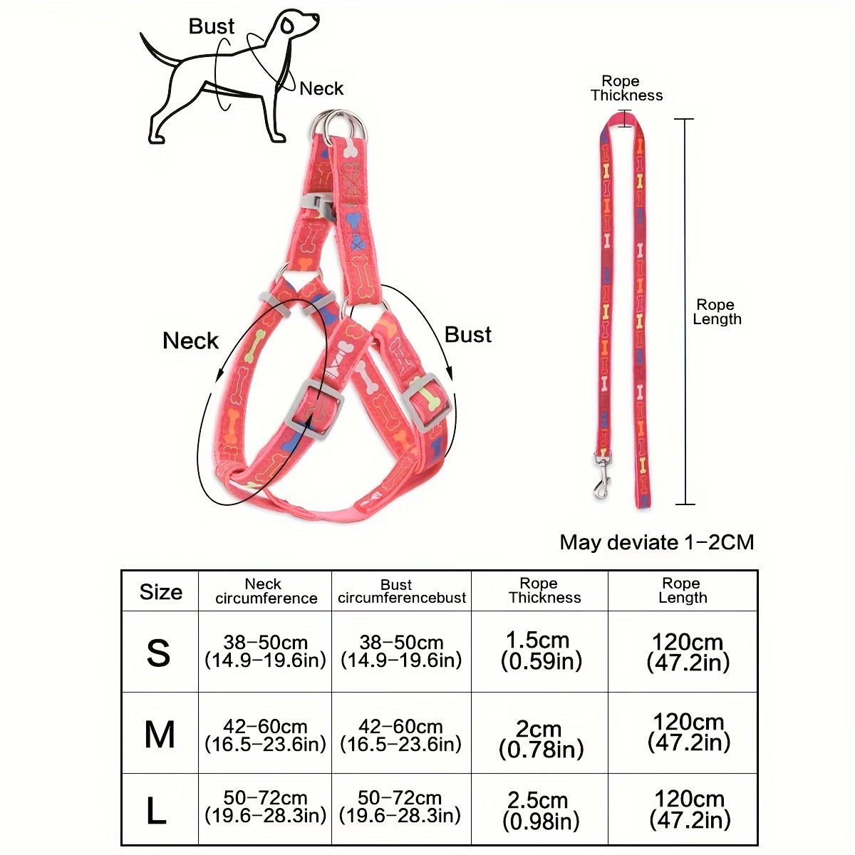 Verstelbare hondentuig met sne - D Ring Strap recensie en prijs
