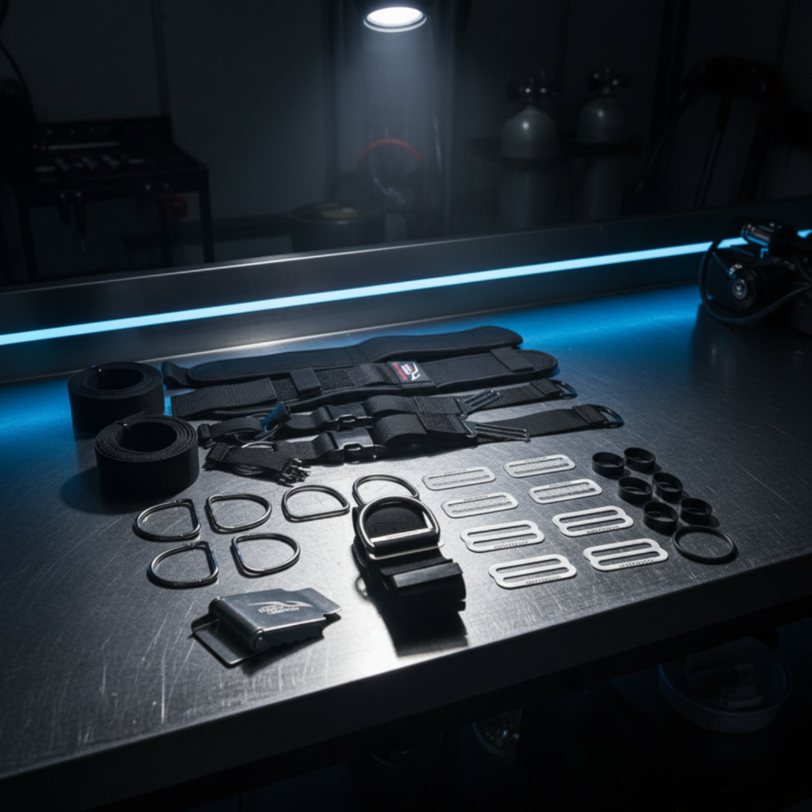 Technisch duikharnas Nylon ban - D Ring Strap recensie en prijs