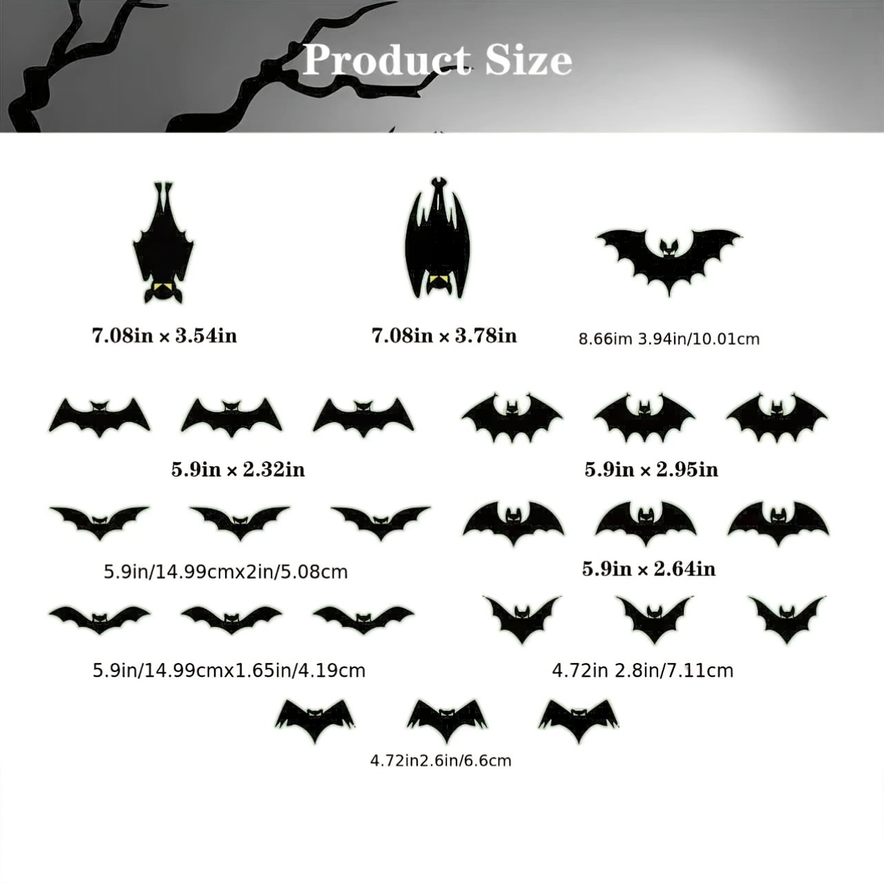 24 Halloween magnetische vleer - Cosplay Bat Prop recensie en prijs