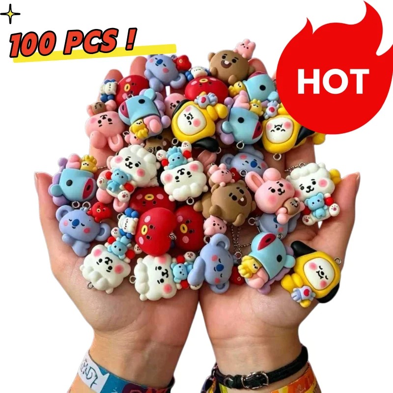 7 stks BT21 Hars Cartoon Charm - Cosplay Prop Diy recensie en prijs