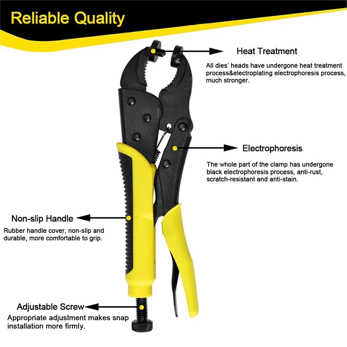 【AT48】 NIEUWE Heavy Duty Drukk - Snap Plier Setter recensie en prijs